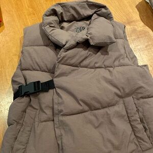 Zara fluffy vest for girls